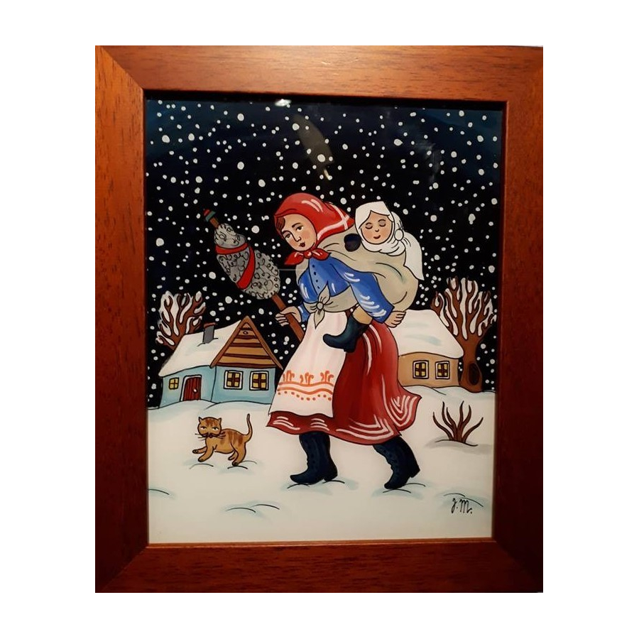 Maľba na sklo - Priadky Maľba na sklo - Priadky