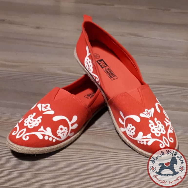 copy of Folklórne tenisky biele