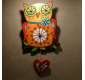 Wall clock Owl