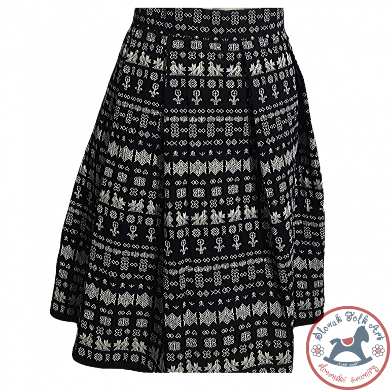Skirt Čičmany dark blue