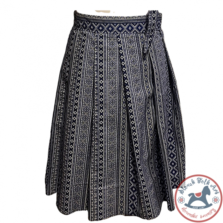 Skirt Cross embroidery (blue)