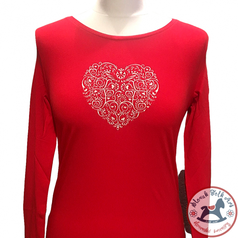 Women´s T-shirt Folk (red)...