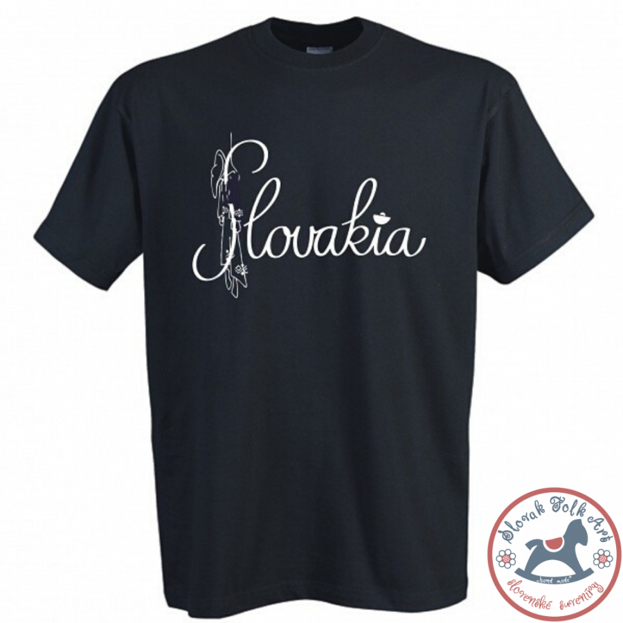Men´s T-shirt with Jánošík (blue) Men´s T-shirt with Jánošík (blue)