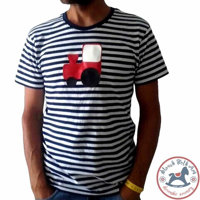 Men´s whistling T-shirt (red train)