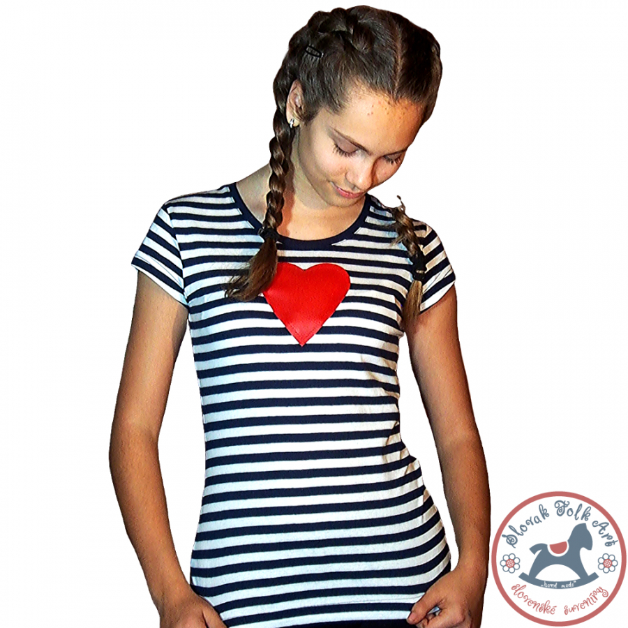 Women´s whistling T-shirt (red heart) Women´s whistling T-shirt (red heart)