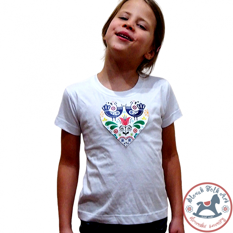 Children´s Whistling T-Shirt Folklore Heart