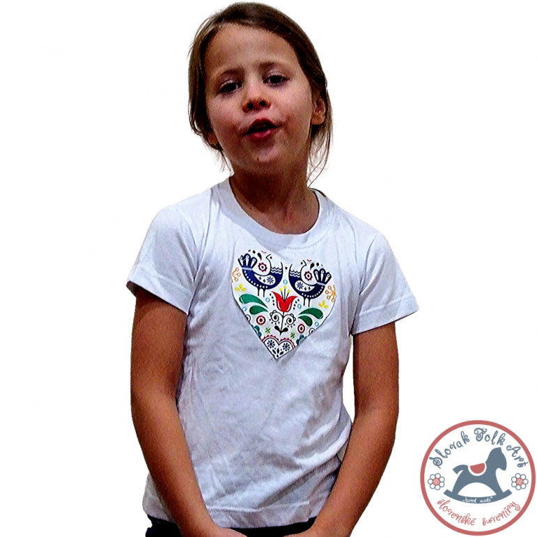 Children´s Whistling T-Shirt Folklore Heart