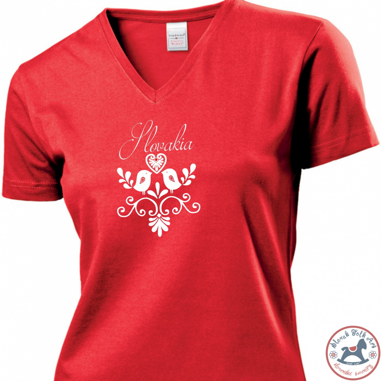 Women´s T-shirt with Bird (red)