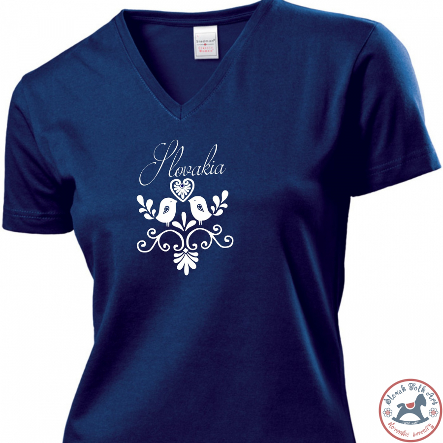 Women´s T-shirt with Bird (blue) Women´s T-shirt with Bird (blue)