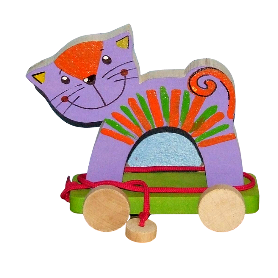 Ťahacie zviera - mačička