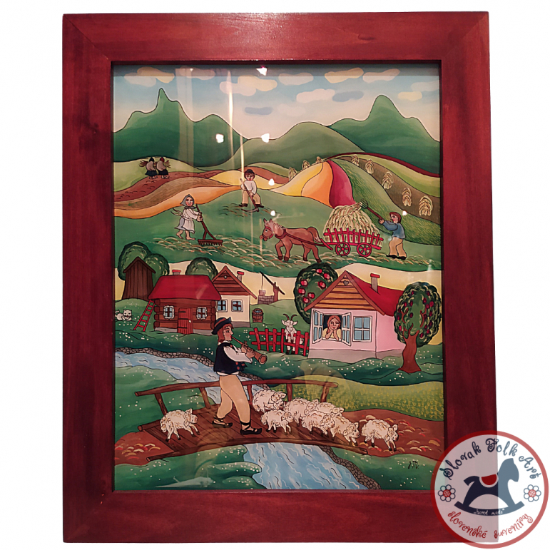 copy of Painting on glass -...