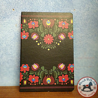 Notebook Black flowers