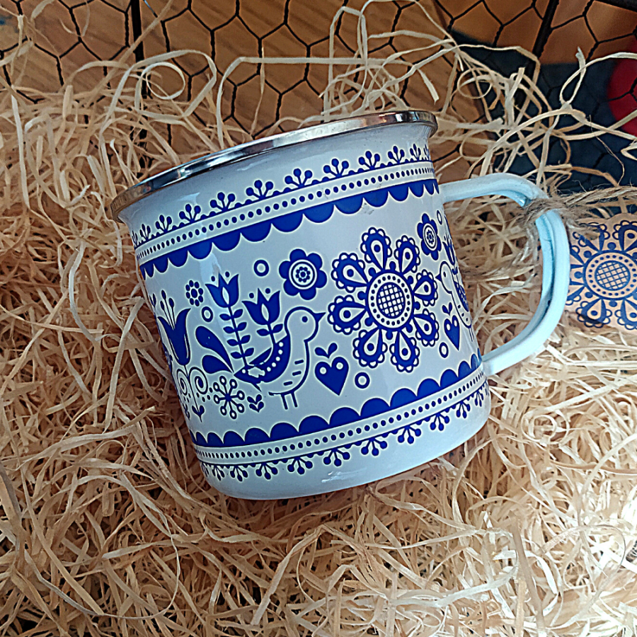 Plecháčik folklórny biely vták