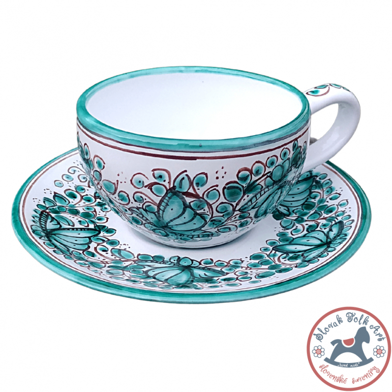 Cup small Majolic green
