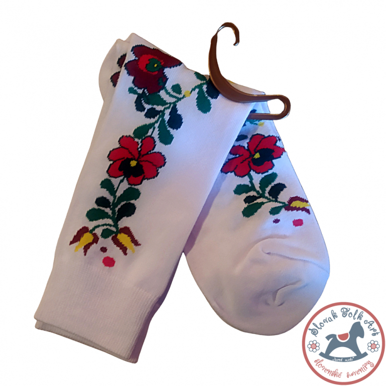Women´s folklore socks flowers We love Folk