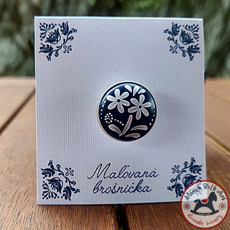 Margita blueprint brooch