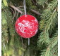 Christmas ball red design