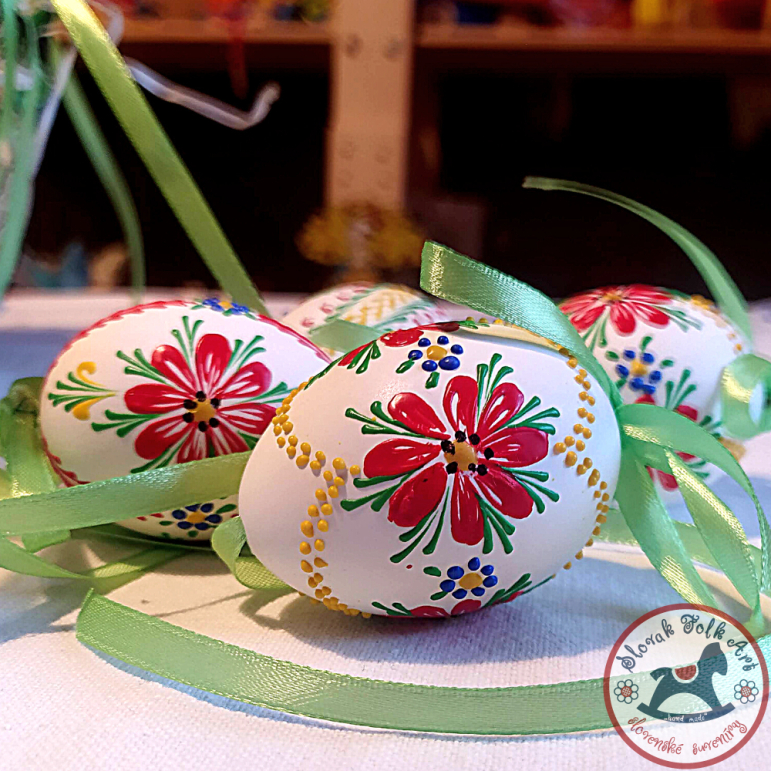 Waxy Easter egg (colored)