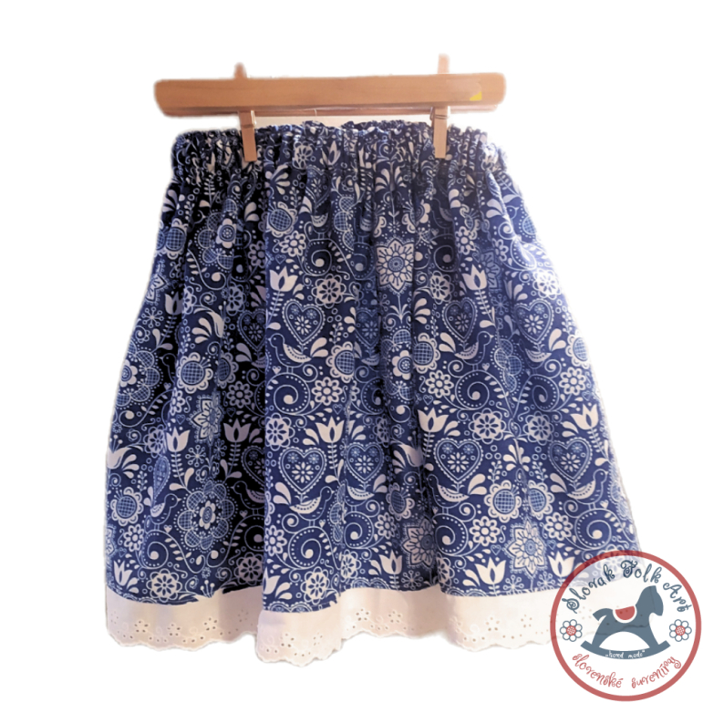 Children's folk skirt /scandinavian folk style/