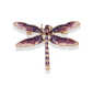 Brooch   Dragonfly violet