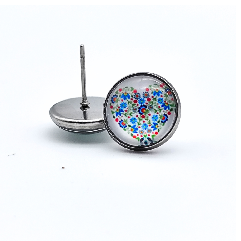 Náušnice Srdce (napich.)