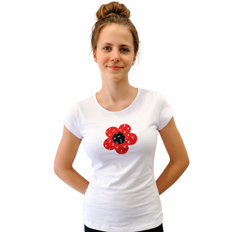 Dámske tričko s folklórnym...