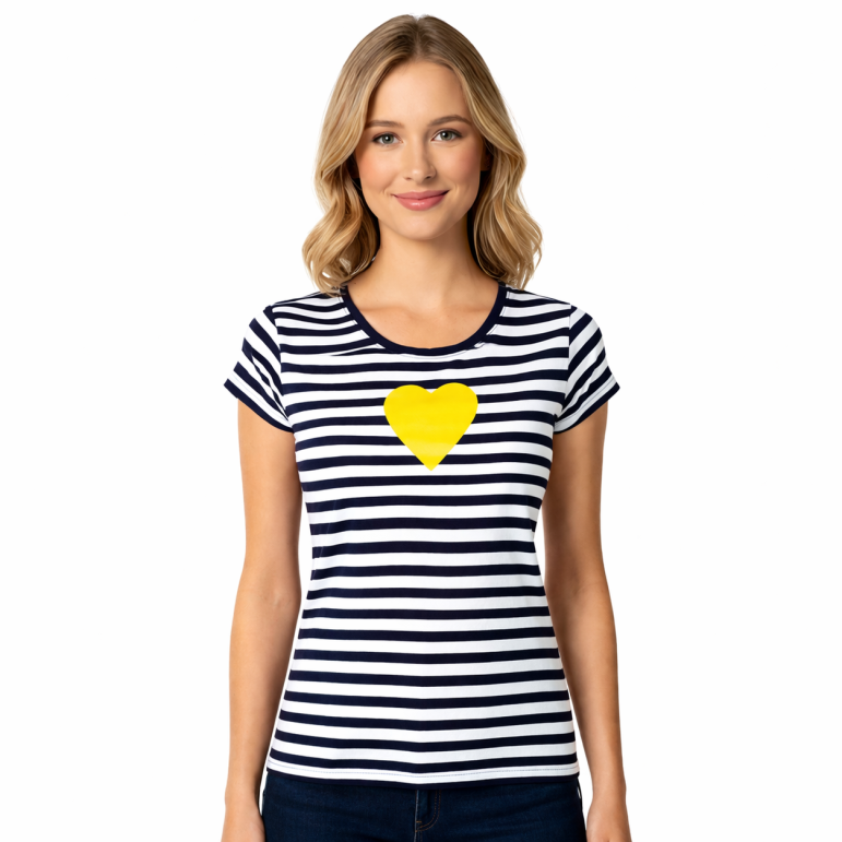 Dámske pruhované pískacie...