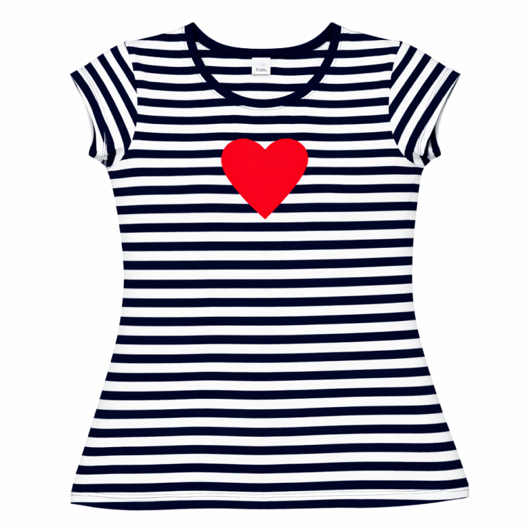 Dámske pruhované pískacie...