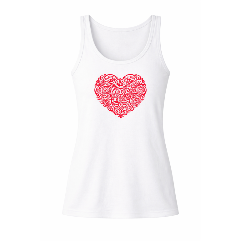 Dámske biele tielko –...