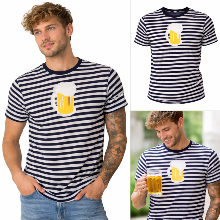 Pánske pískacie tričko (pivo)