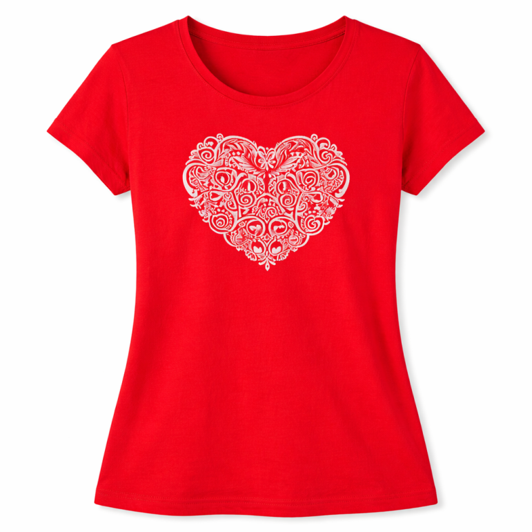 Dámske tričko s folklórnym...