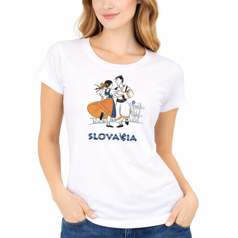 Dámske tričko s tanečníkmi