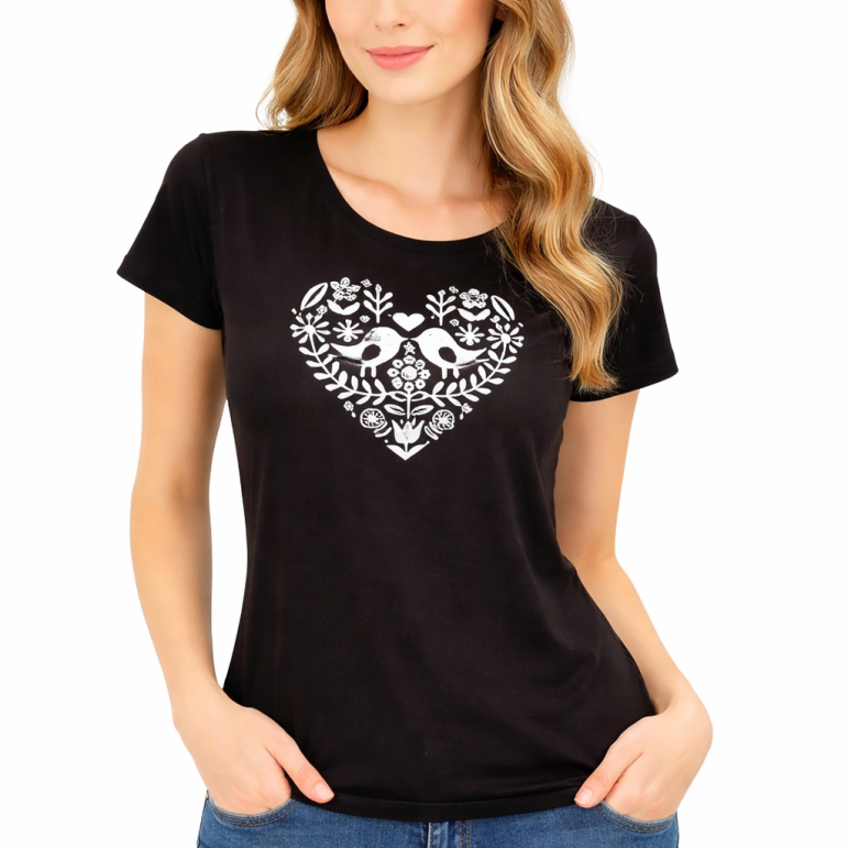 Dámske tričko Vtáky