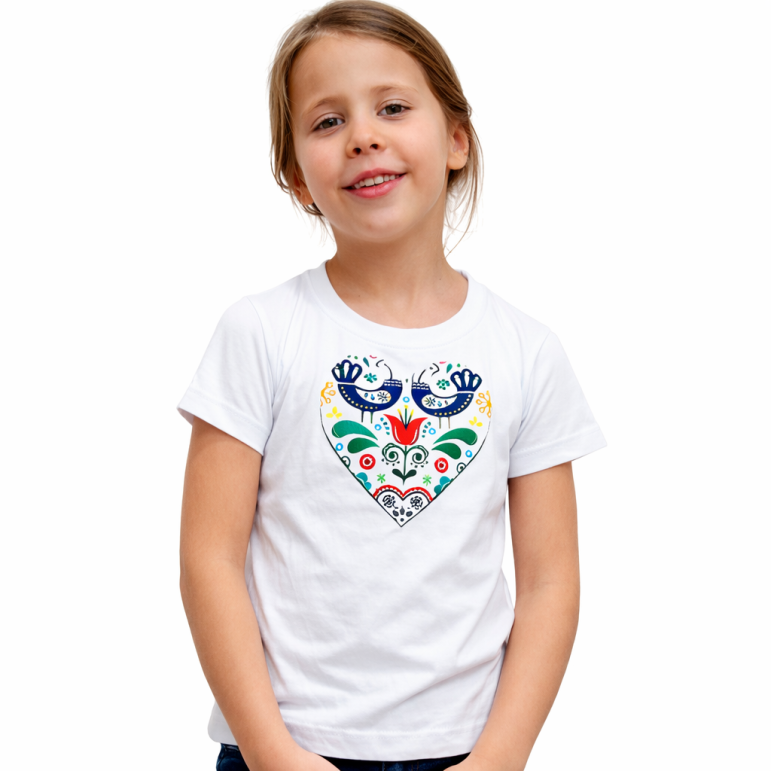Detské tričko s folklórnym...