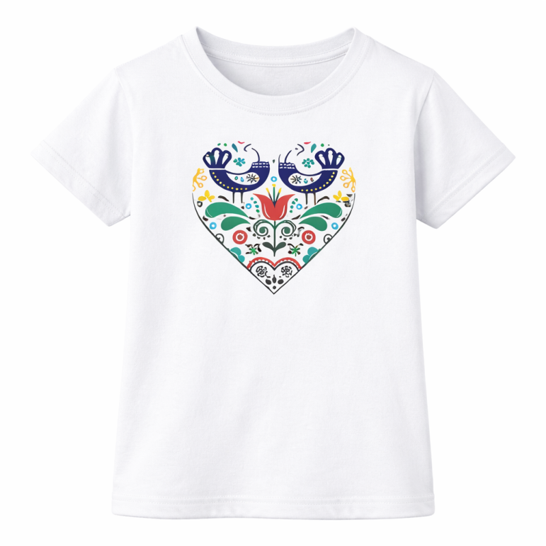 Detské tričko s folklórnym...