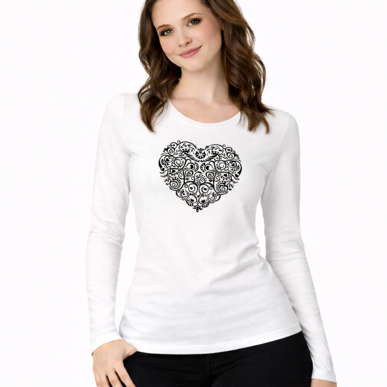 Dámske tričko s dlhým...