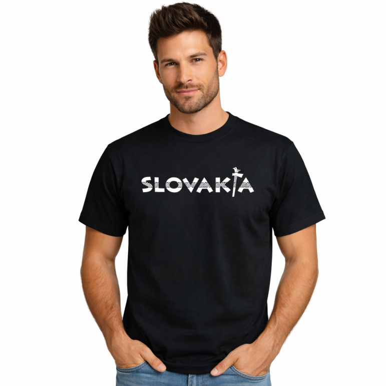 Men´s T-shirt folk (blue)