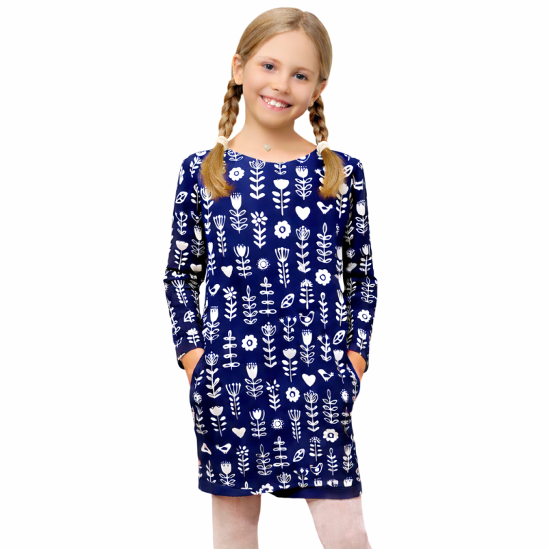 Dievčenské šaty overszize