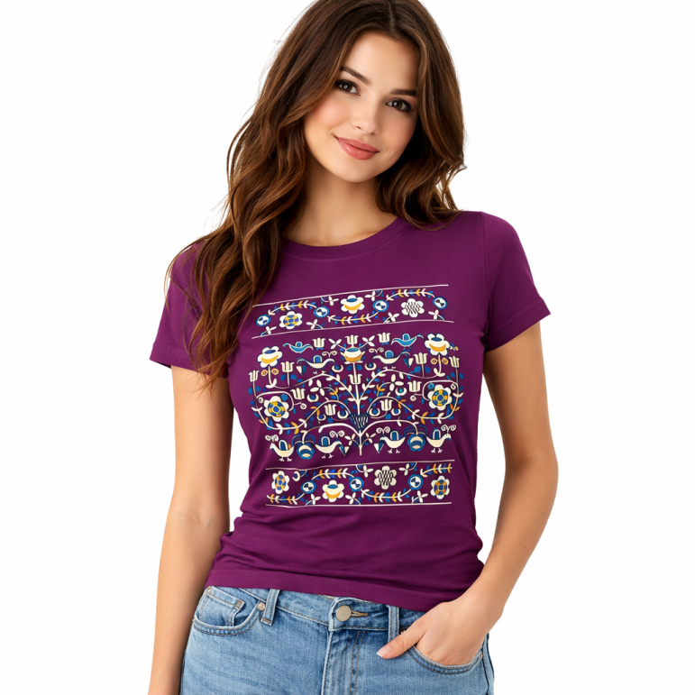 Women's T-shirt Ornament...