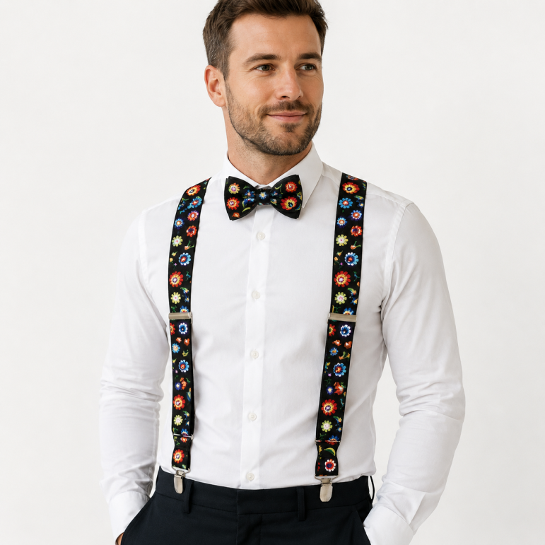 Braces and bow tie Folk...