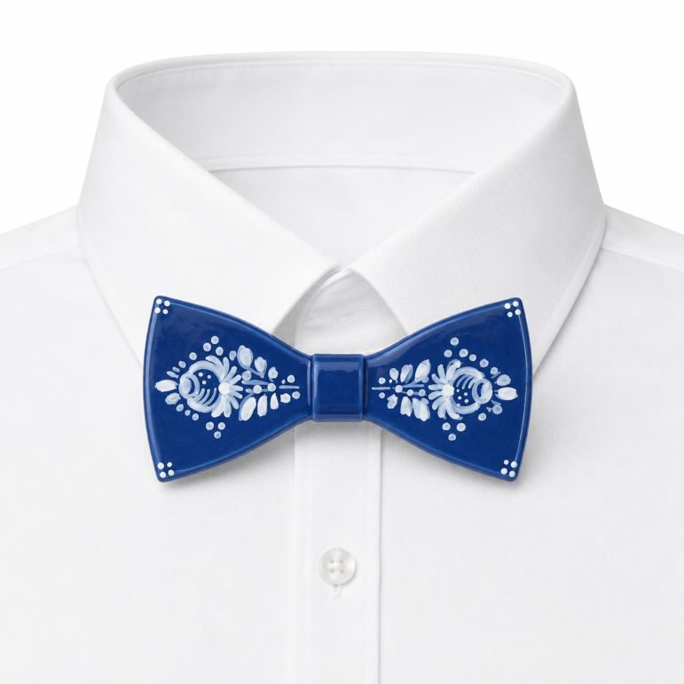 Majolica Bow tie (blue)