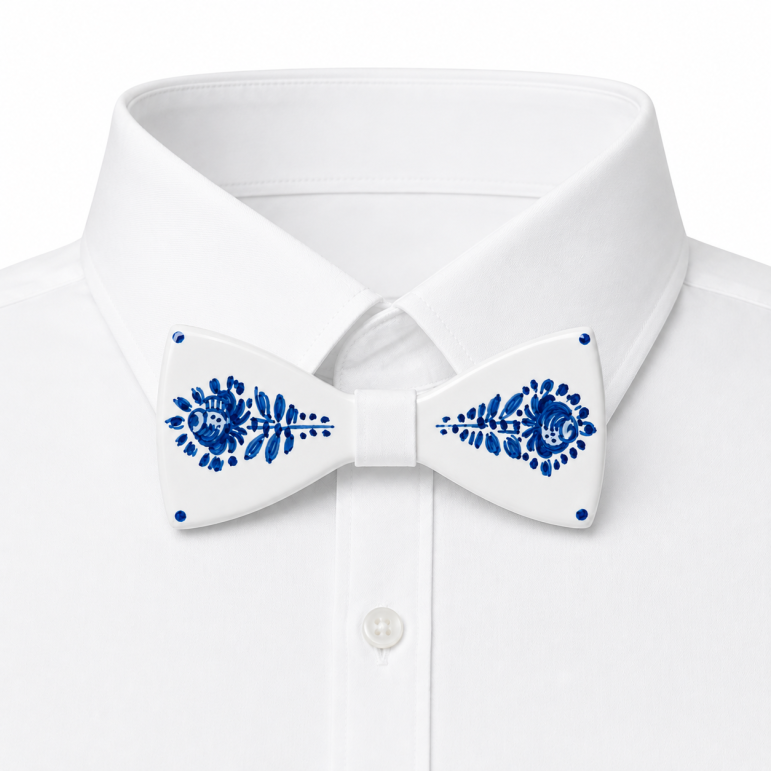 Majolica Bow tie (white)
