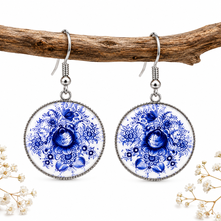 Earrings TATIANA - big (hooks)