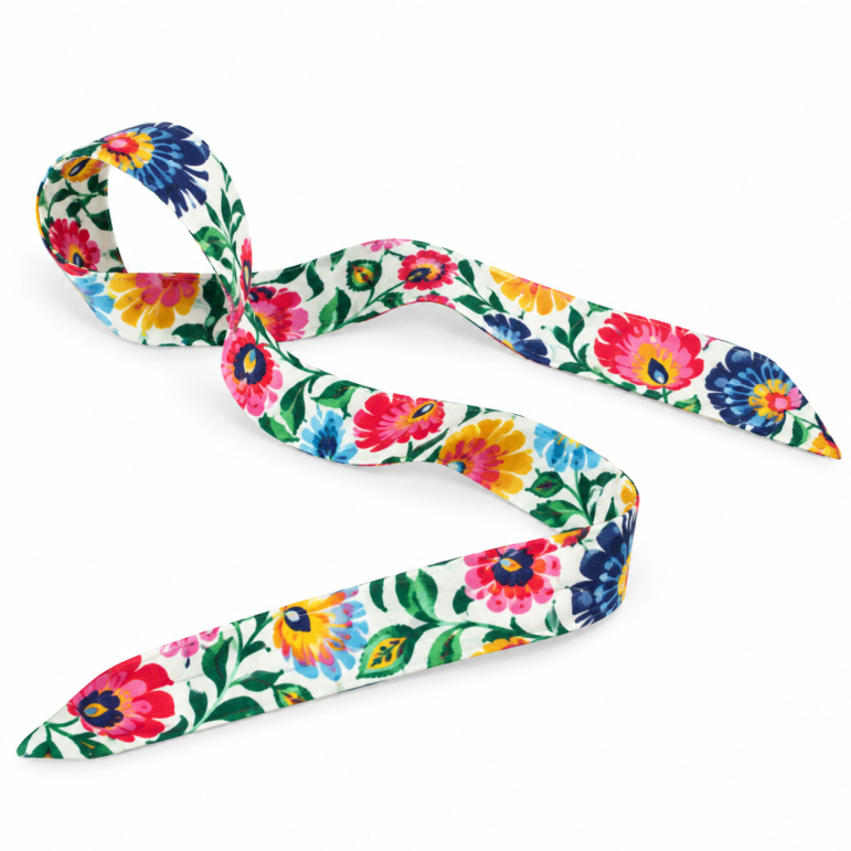 Folk hair ribbon (colorful)