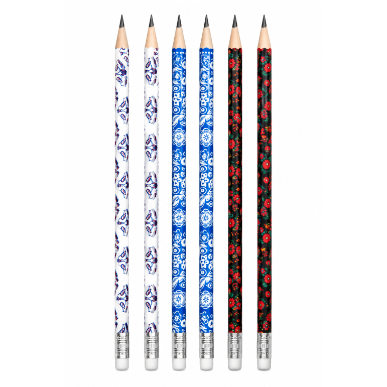 Folklore pencils (blue)