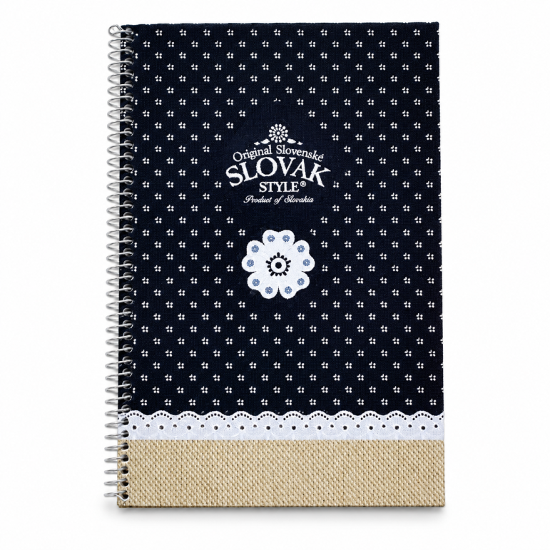 Notebook with flower