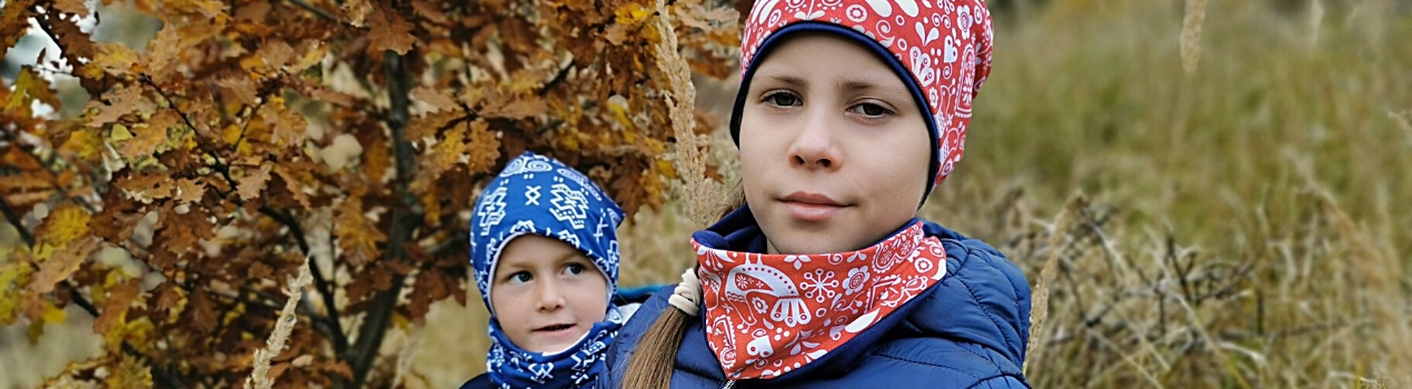 folk CAPS and  NECKERCHIEFS